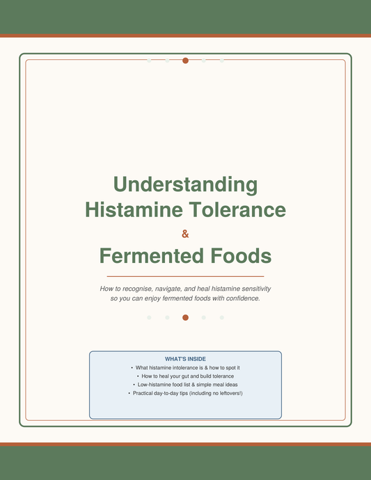Histamine Tolerance Guide