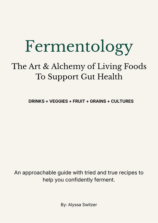 Fermentology: The Art & Alchemy of Living Foods To Support Gut Health (Recipes + Guide)